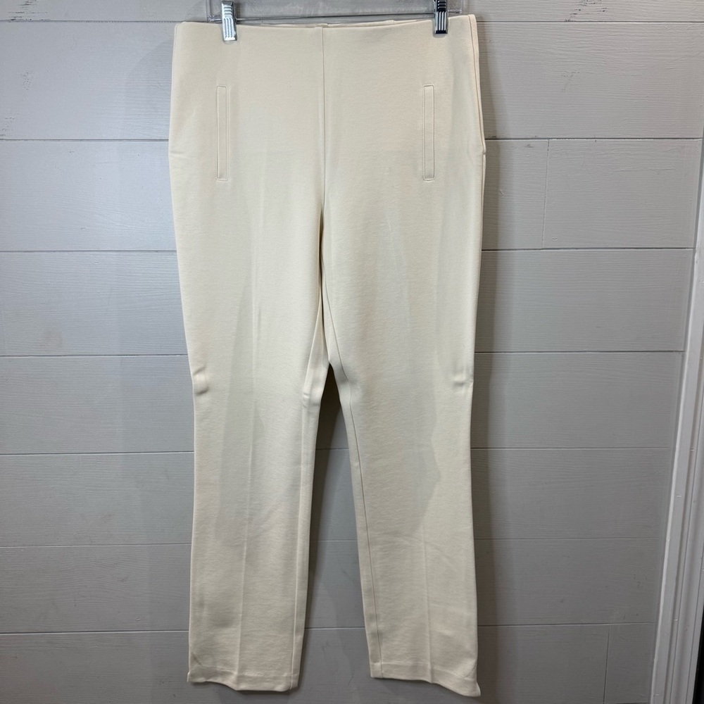 Chico's | Women's Soft Cream Trouser Pants Size 8